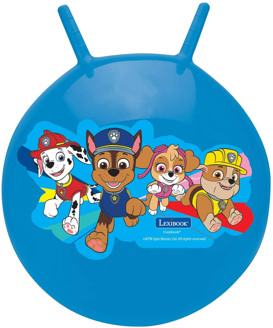 Lexibook BG040PA Paw Patrol Space Hopper, Manual Pump Included, Secure and Durable Plastic, Blue
