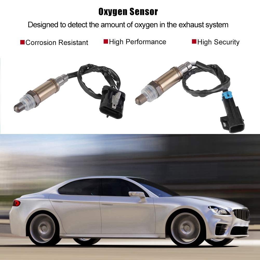 O2 Oxygen Sensor 4Pcs Upstream and Downstream Set Compatible with Cadillac 2Pcs SG454/234-4012,2Pcs SG272/234-4018
