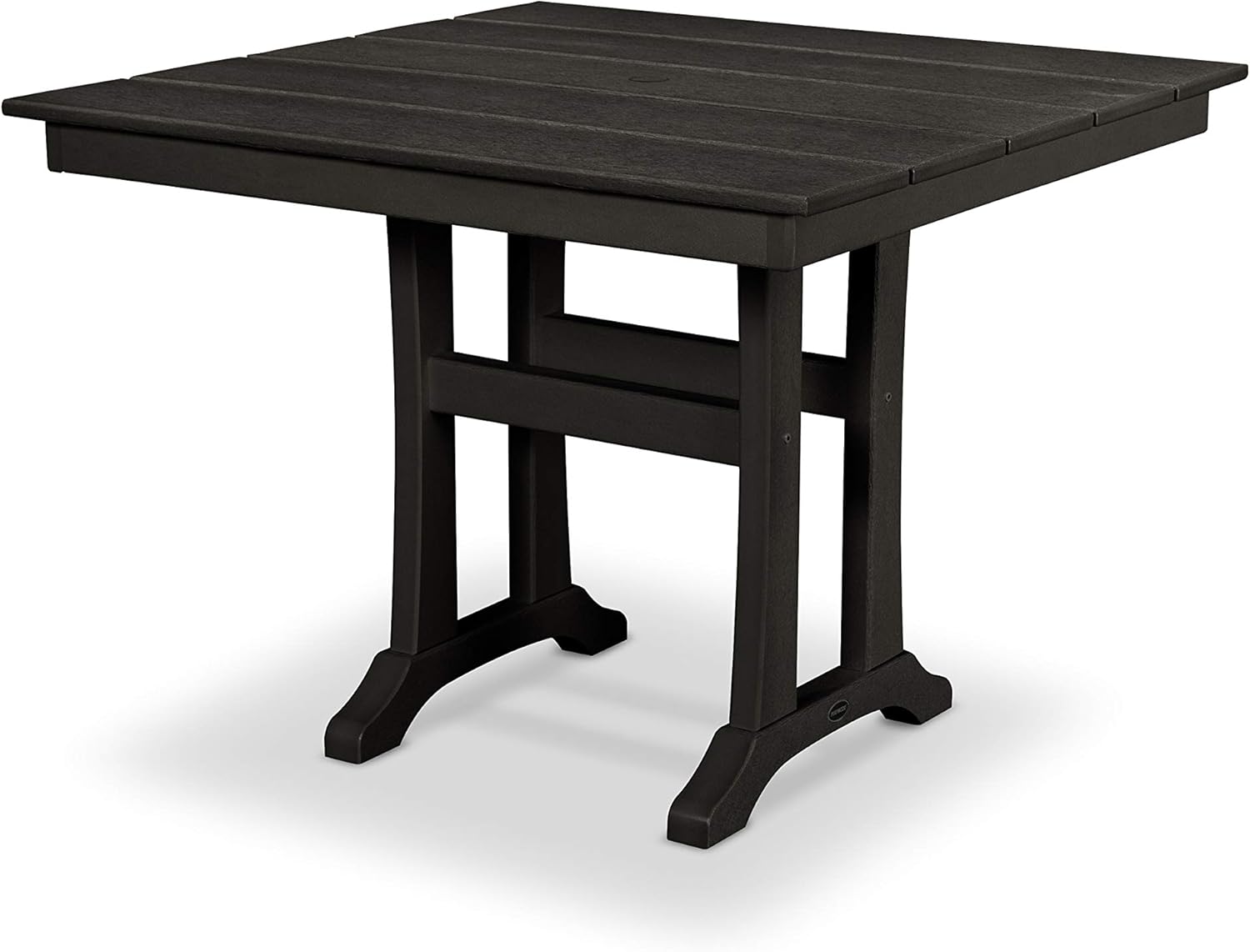 POLYWOOD Dining Table, Black