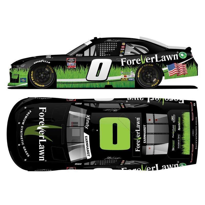 Action Racing Jeffrey Earnhardt 2021 #0 ForeverLawn NASCAR Xfinity Series 1:24 Die-Cast Chevrolet Camaro
