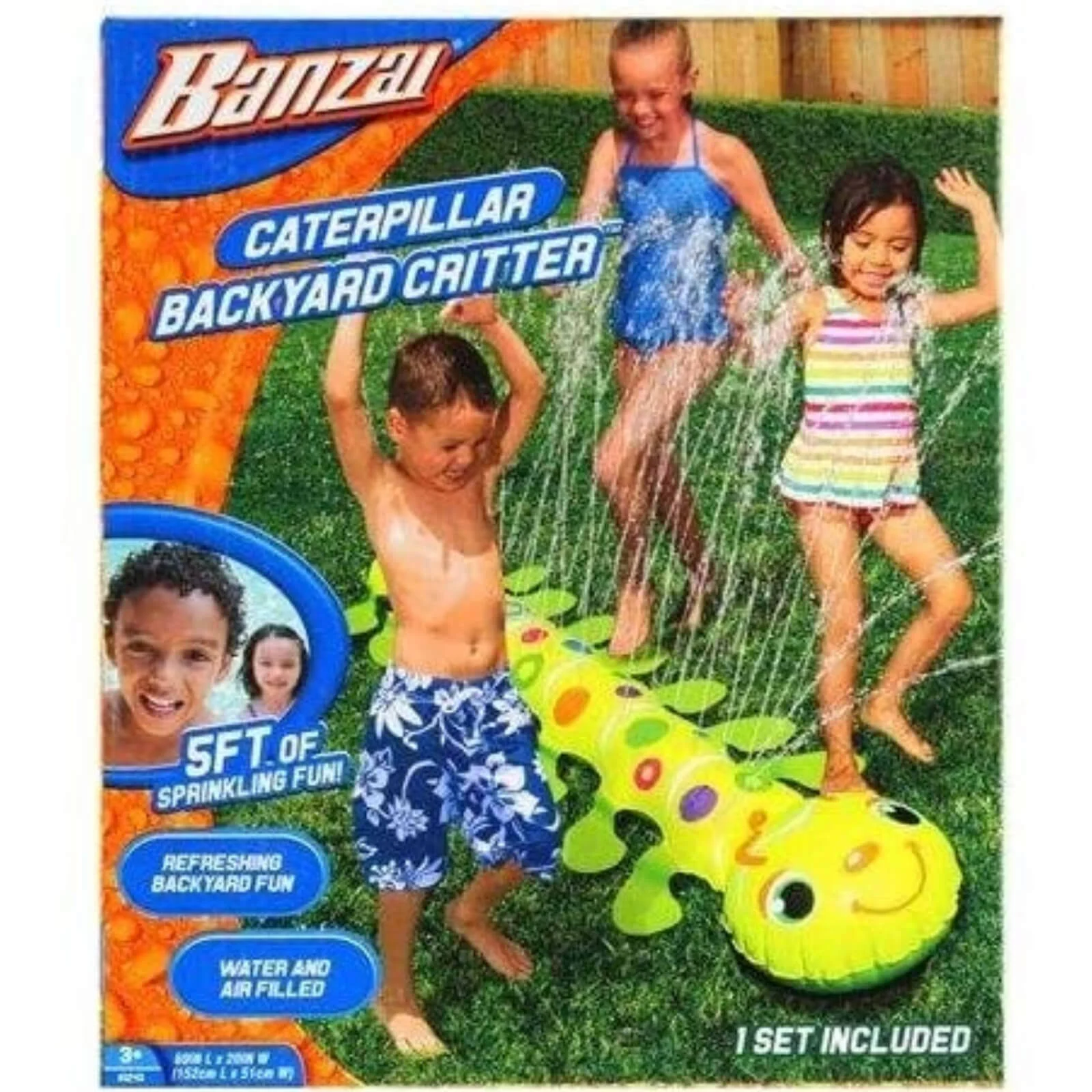 Banzai Caterpillar Backyard Critter Water Toy