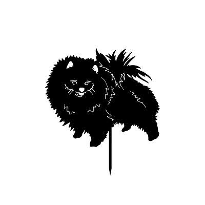 Metal Garden Stake Winston Porter Color: Black