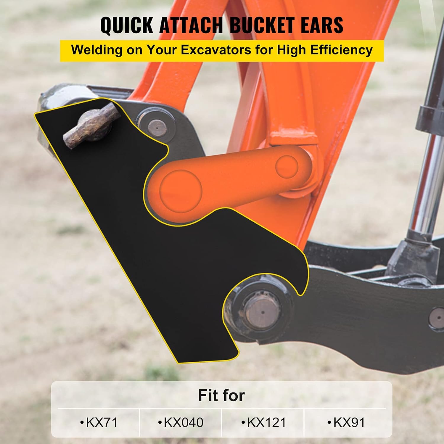 VEVOR Quick Attach Bucket Ears, 3/4