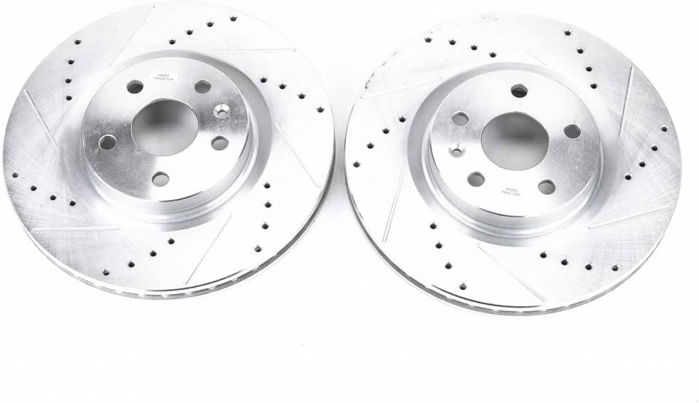 Power Stop Brake Rotors For Cadillac CTS 2008-2014 Front Drilled & Slotted Pair | AR82125XPR