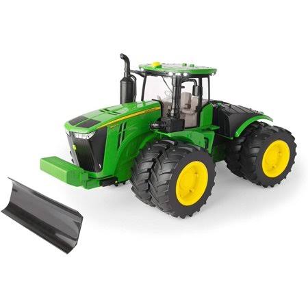 Tomy John Deere Big Farm Scale Lights u0026 Sounds 9620R 4WD Tractor Toy (1:16 Scale), Features Articulated Body, Removable Dual