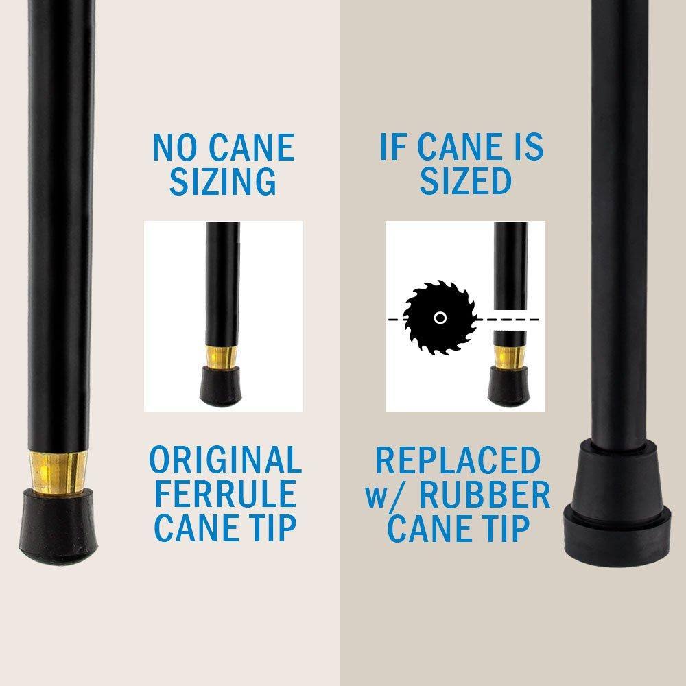 Sterling Silver Frog Walking Stick with Black Beechwood Shaft and Col