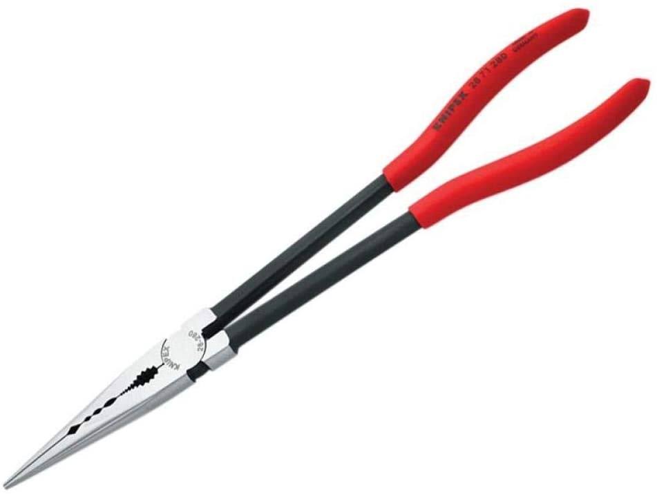 Knipex KPX2871280 Long Reach Straight Needle Nose Pliers 280mm