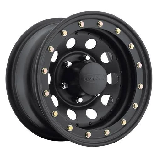 15x7 5x114.3mm|5x4.5 inch U.S. Wheel 904 Series Stealth Modular Lockring Style Black Wheels