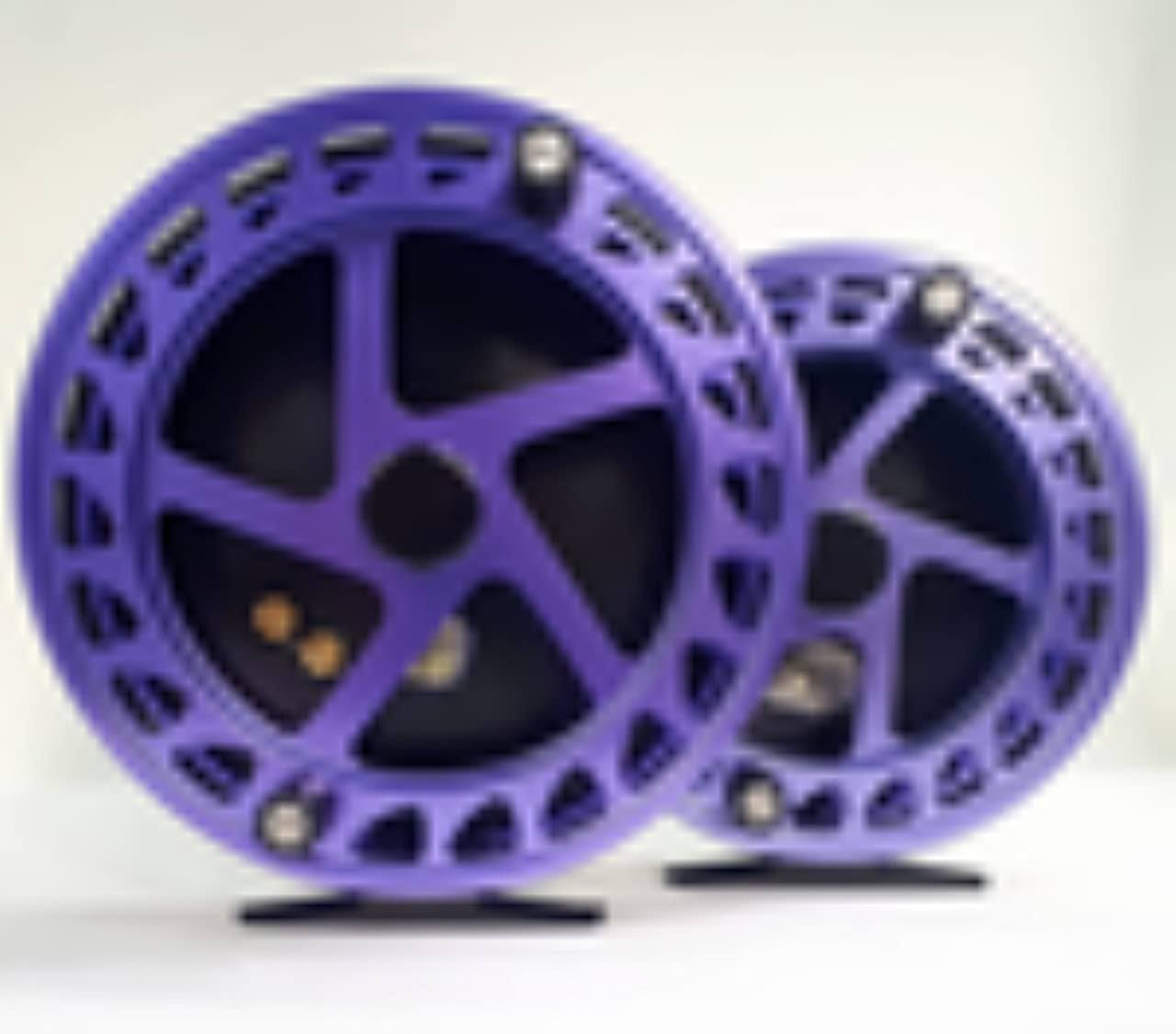 Raven Helix XL Centerpin/Float Reel 5 1/8x22 Black/Purple