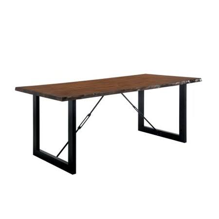Loon Peak Nesbit Industrial Dining Table, Black