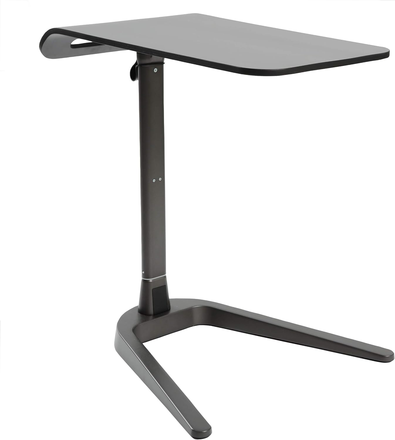 Cozy Space Swivel TV Tray Tables and Easy Storage, Portable Folding with Wood and Metal, White