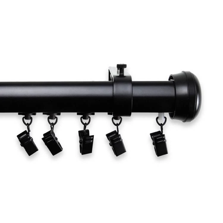 Rod Desyne Dean Traverse Rod 110x22 - 156x22 - Black