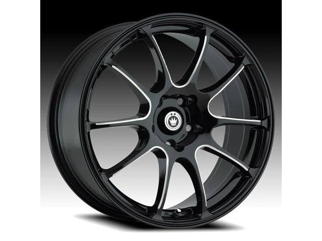 Konig 24B Illusion 17x7 Black