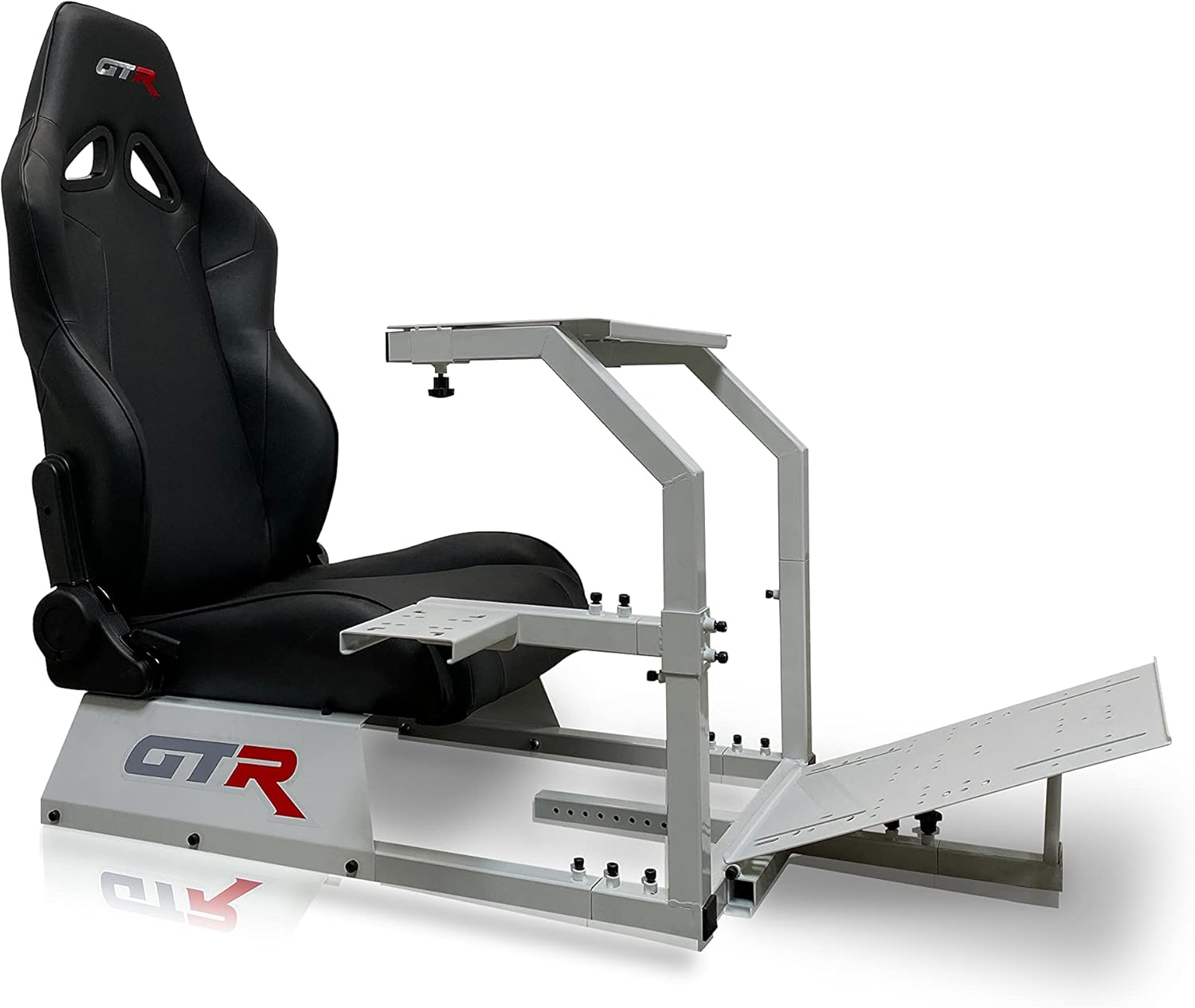 GTR Simulator - GTA Model with Real Racing Seat, Driving Racing Simulator Cockpit Gaming Chair with Gear Shifter Mount