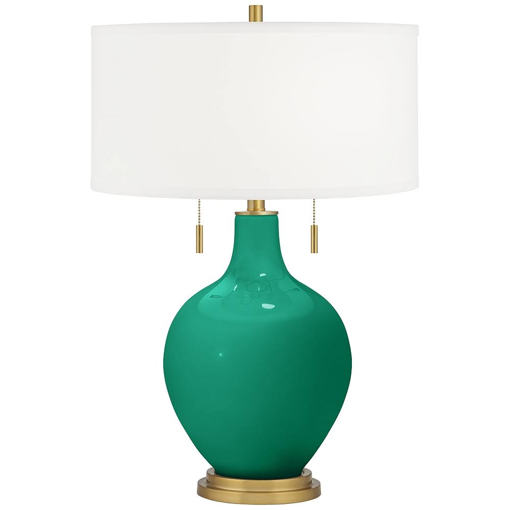Leaf Toby Brass Accents Table Lamp - Style #95R68