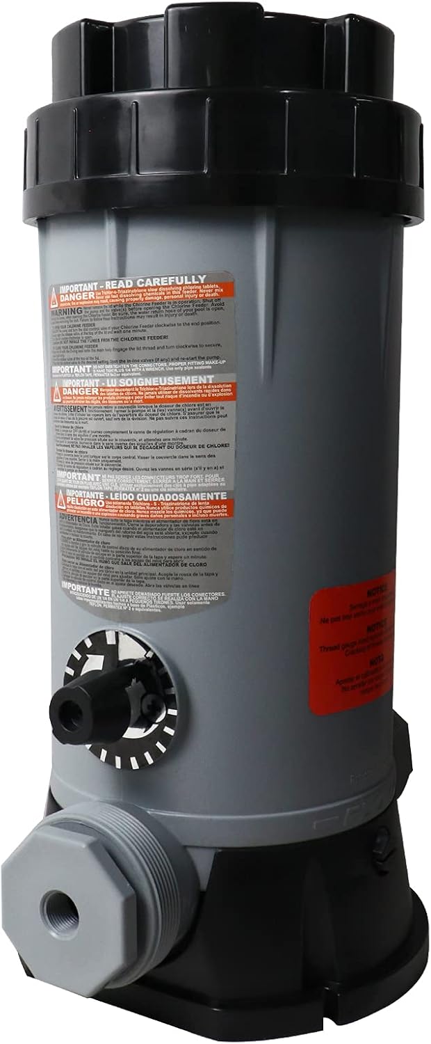 Singry CL220 Off-line Pool Automatic Chlorinator Feeder Compatible with Hayward Off line Chlorinator Easy Installation, ABS Material, Easy to Use Automatic Chlorine Pack of 2