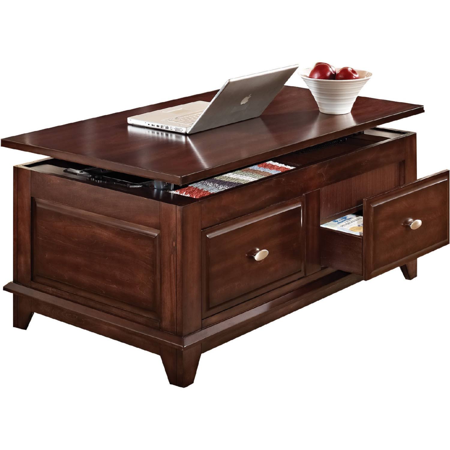 Acme Furniture Mahir Coffee Table with Lift Top, Walnut