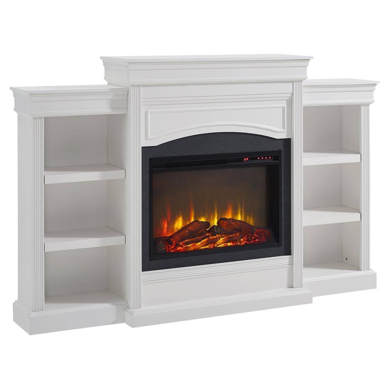 Hayman Mantel Fireplace White - Room u0026 Joy