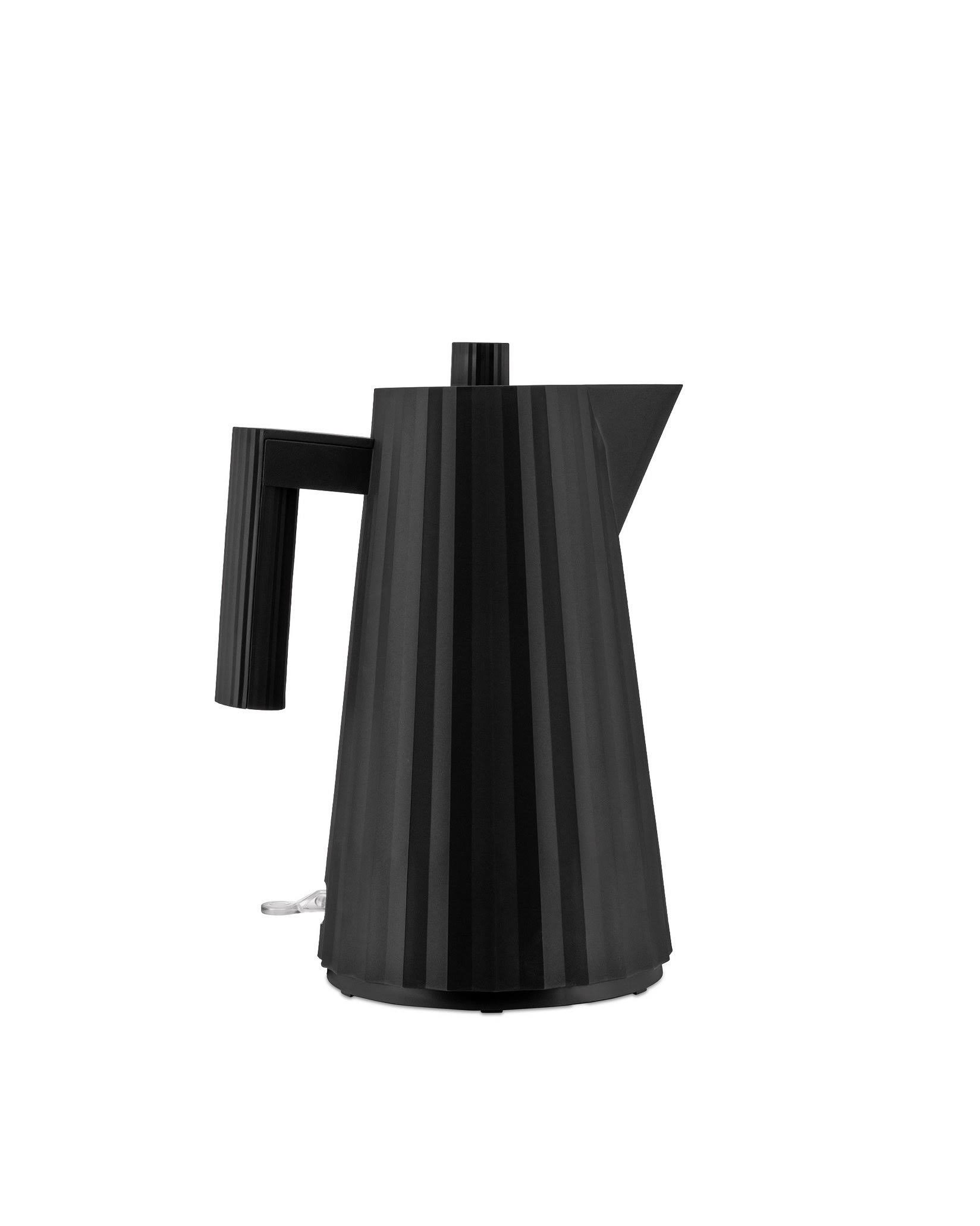 Black Plisse Electric Kettle Alessi