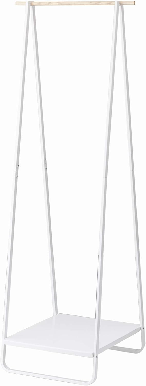 Yamazaki Home Free Standing Hanger, One Size, White Pack of 2
