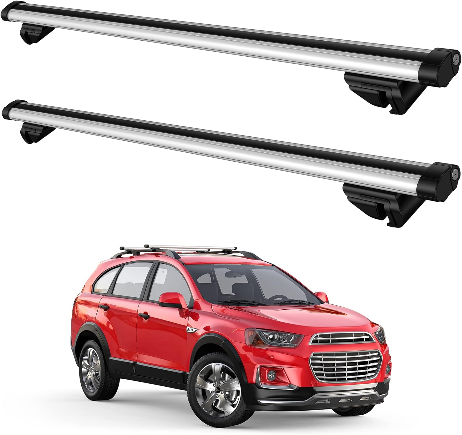 MOSTPLUS Universal Adjustable Roof Rack Cross Bar Compatible for Maximum 48