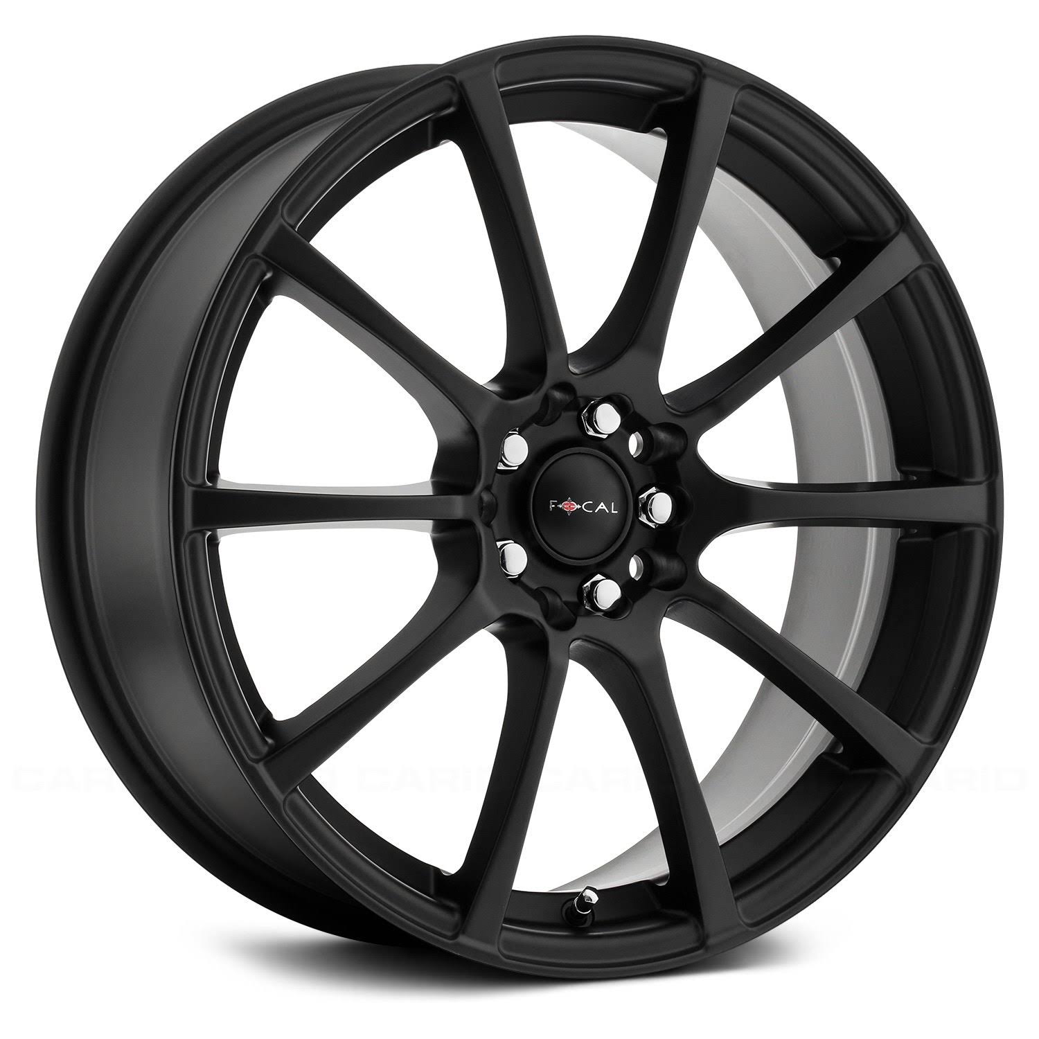 Focal 448SB F-20 Wheel 18x8 Satin Black 5x108 40mm Offset