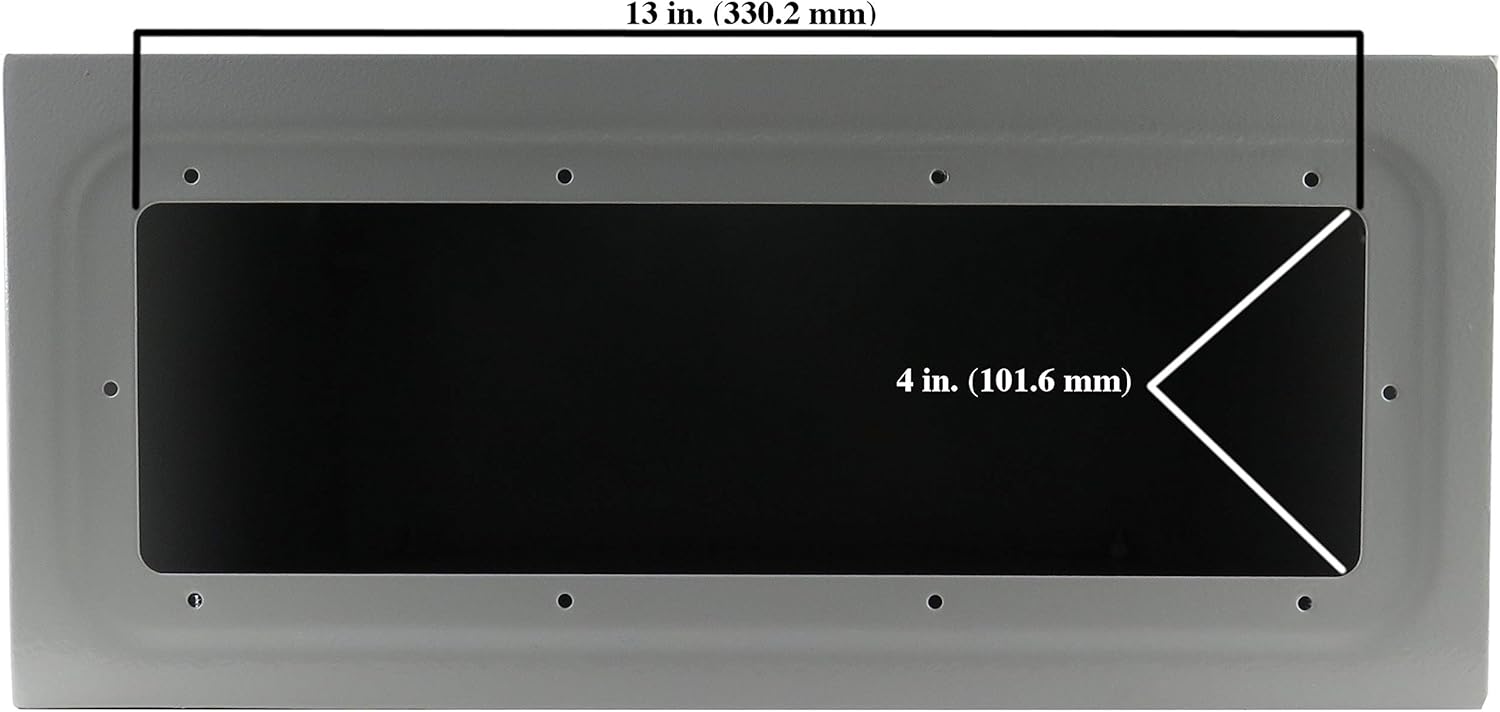 Yuco YC-16X16X8-IP65 Enclosure with Gland Plate (Screw Plate), Nema Type 4, IP65, Single Door Hinge Cover, Wall-Mount, Backplate (16 x 16 x 8)