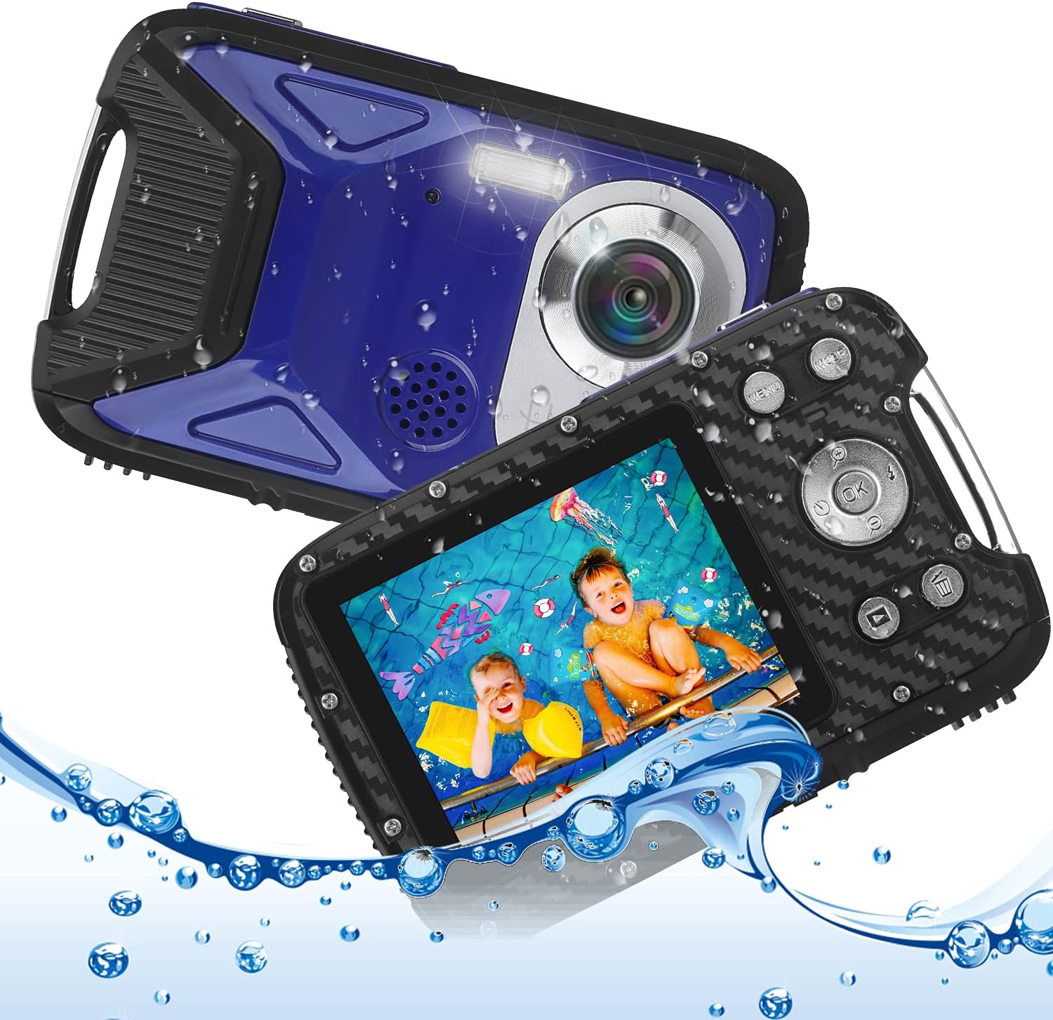 Underwater Camera for Kids, Waterproof Digital Camera, Heegomn 2.8