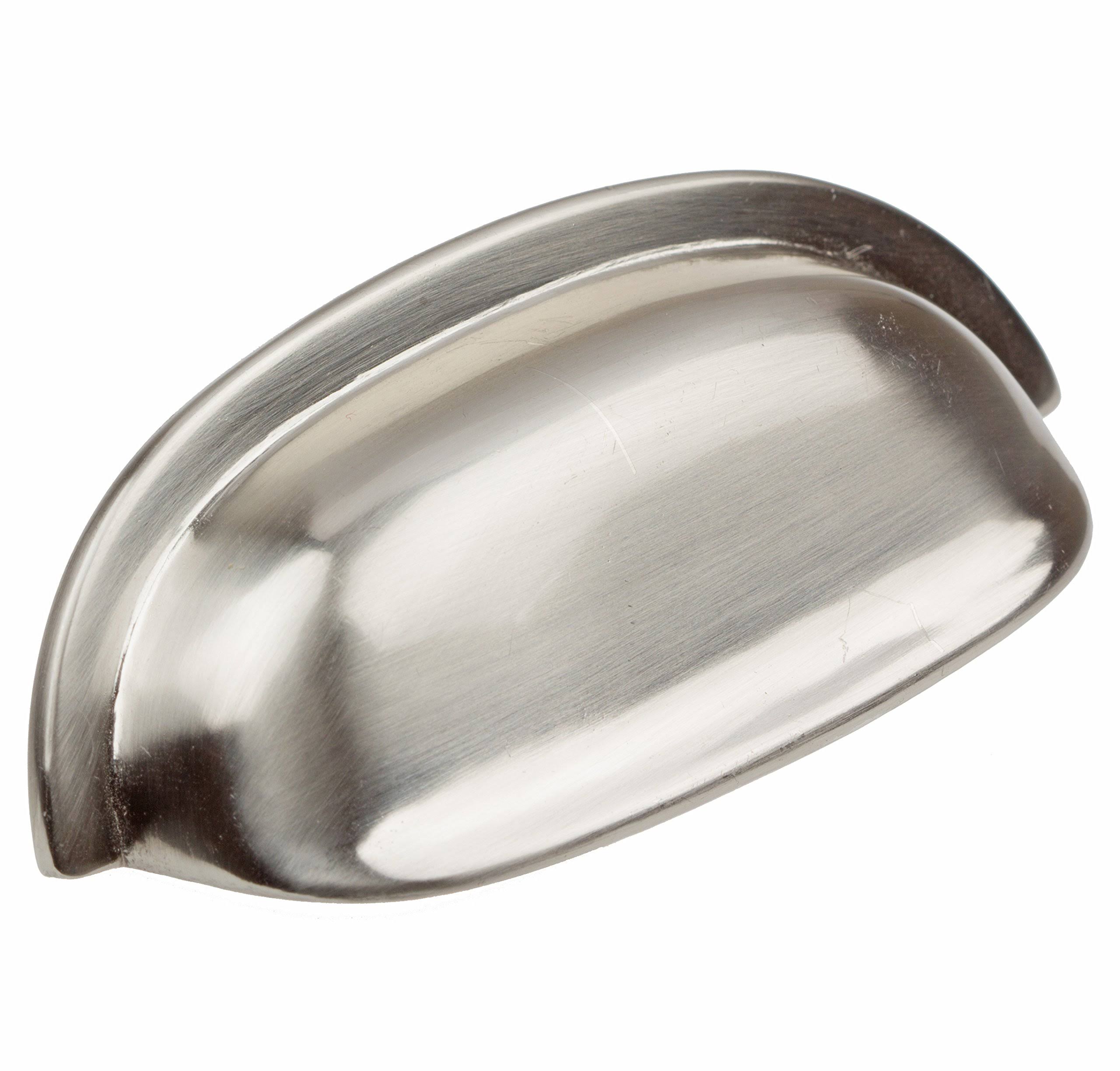 GlideRite Hardware 4081-SN-25 2.5 inch CC Satin Nickel Classic Bin Cabinet Pull 25 Pack