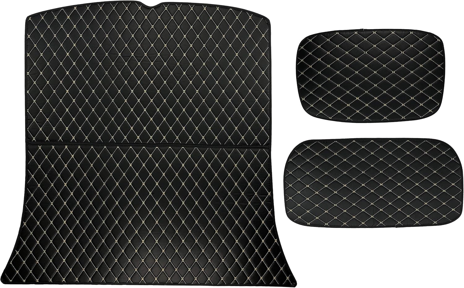 Custom Fit [Made in USA] All Weather Heavy Duty Full Coverage Floor Mat Floor Protection [Front and Rear] for 2020 Tesla Model Y 5 seat Layout - Black Single Layer