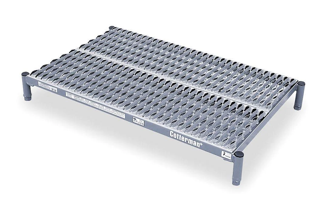 Cotterman Work Platform, Steel, Single Access Platform Style - 1AWP2436A3 A5-8 C1 P1