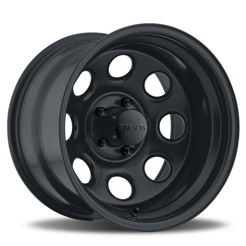 15x8 6x139.70mm|6x5.5 inch U.S. Wheel 044 Series Stealth Crawler Black Wheels
