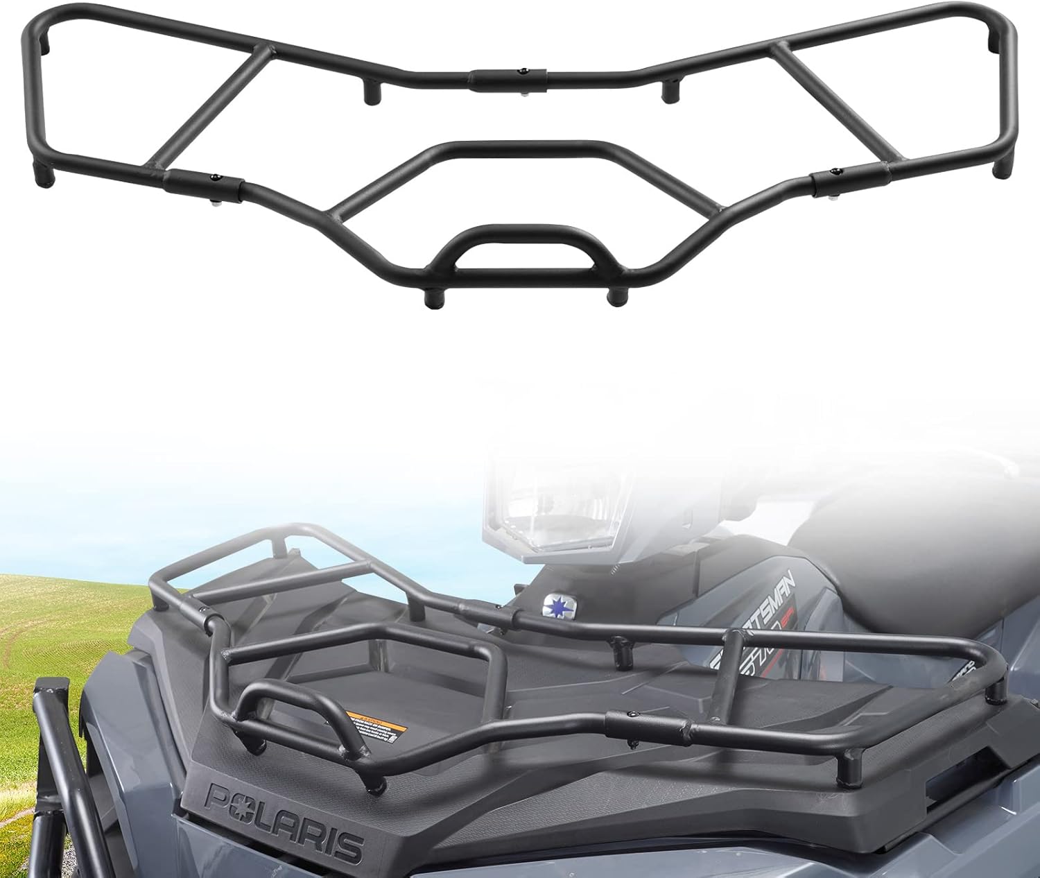 A & UTV PRO Front Utility Rack Extender for 2021-2022 Polaris Sportsman 570 450HO ,Tough Steel Rack Accessories ,Replace OEM # 2884842