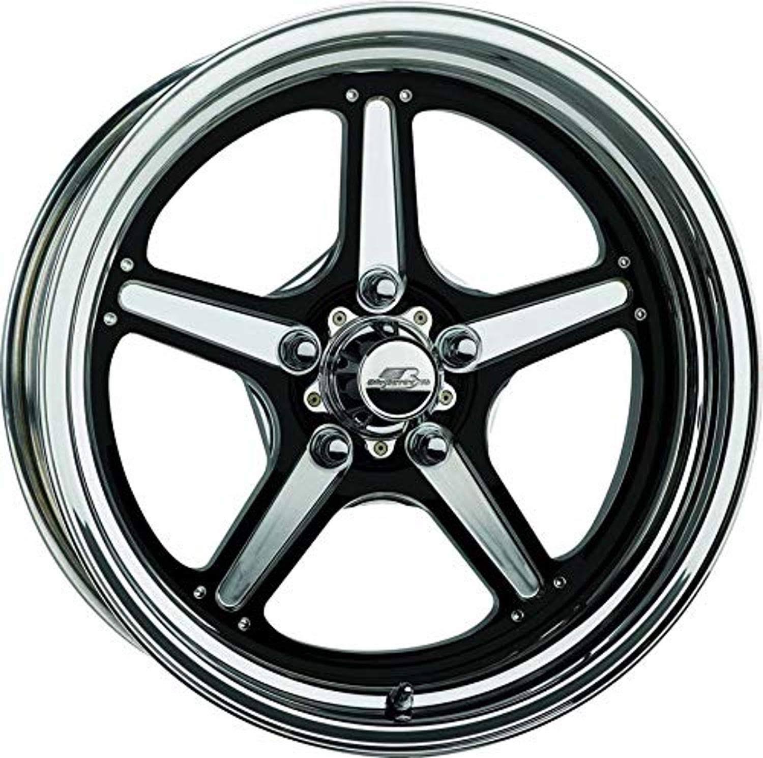 Billet Specialties BRS035806155N Street Lite Wheel Black 15x8 5.5in BS