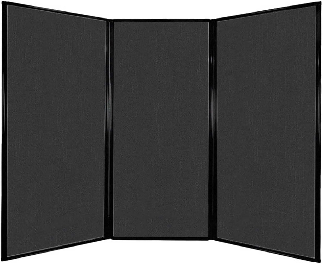 Versare Privacy Screen Folding Panel | Durable Wall Partition | Lightweight Portable Room Divider | Tackable | Cloud Gray 7'6