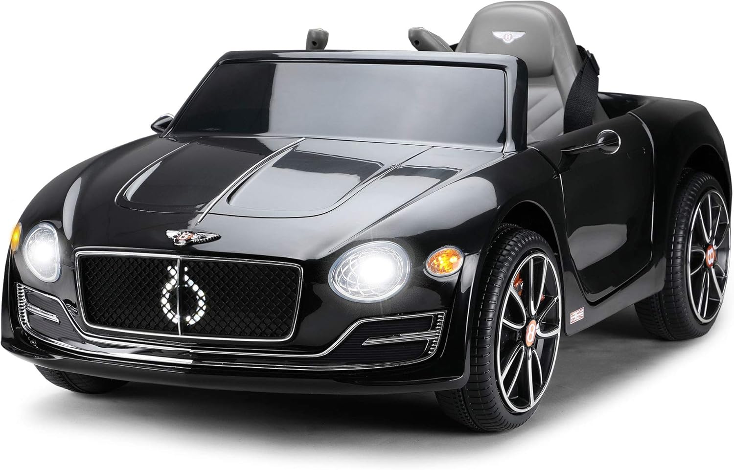 TOBBI Kids Ride On Car 12V Licensed Bentley Electric Powered Vehicle w/Remote Control MP3, Black