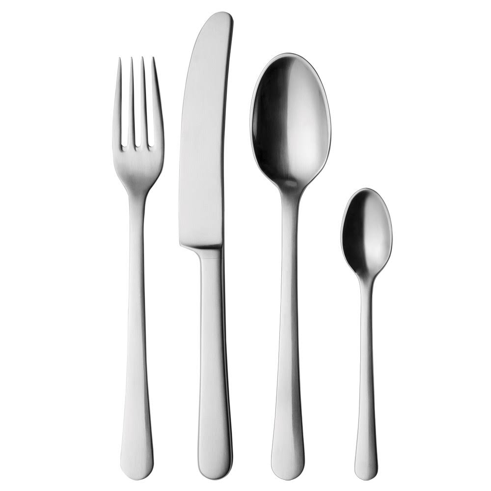 Copenhagen 16 Piece Place Setting by Grethe Meyer for Georg Jensen - Matte