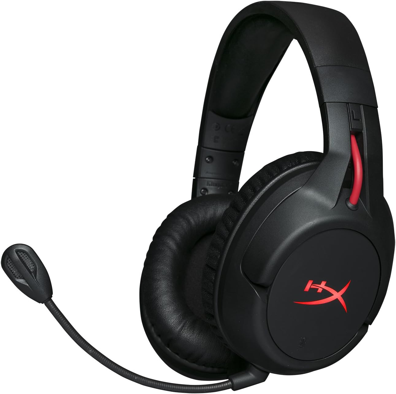 HyperX Cloud Flight S - Wireless Gaming Headset, 7.1 Surround Sound, 30 Hour Battery Life, Qi Wireless Charging, Detachable Microphone with LED Mute Indicator, Compatible with PC & PS4