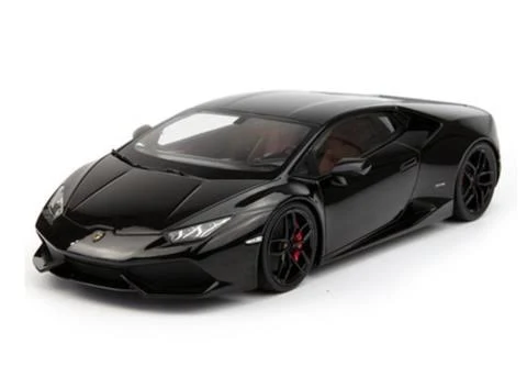 Lamborghini Huracan LP610-4 Black 1/18 Diecast Model Car by Kyosho