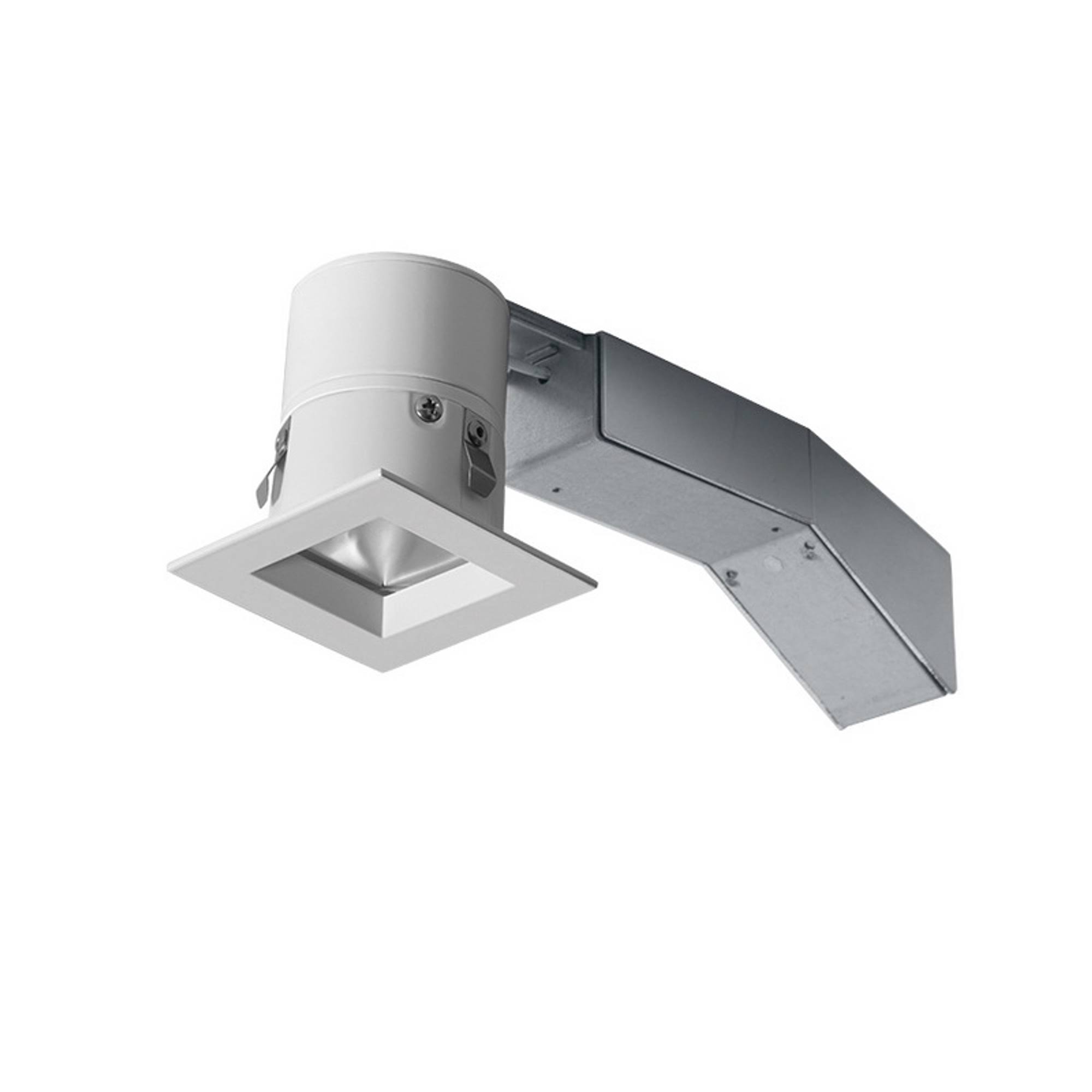 RAB REMODELER 2 inch Square 8W 2700K Dimmable Triac 20 Degree 1/2 inch Trim White Ring (RDLED2S8-20YY-TW)
