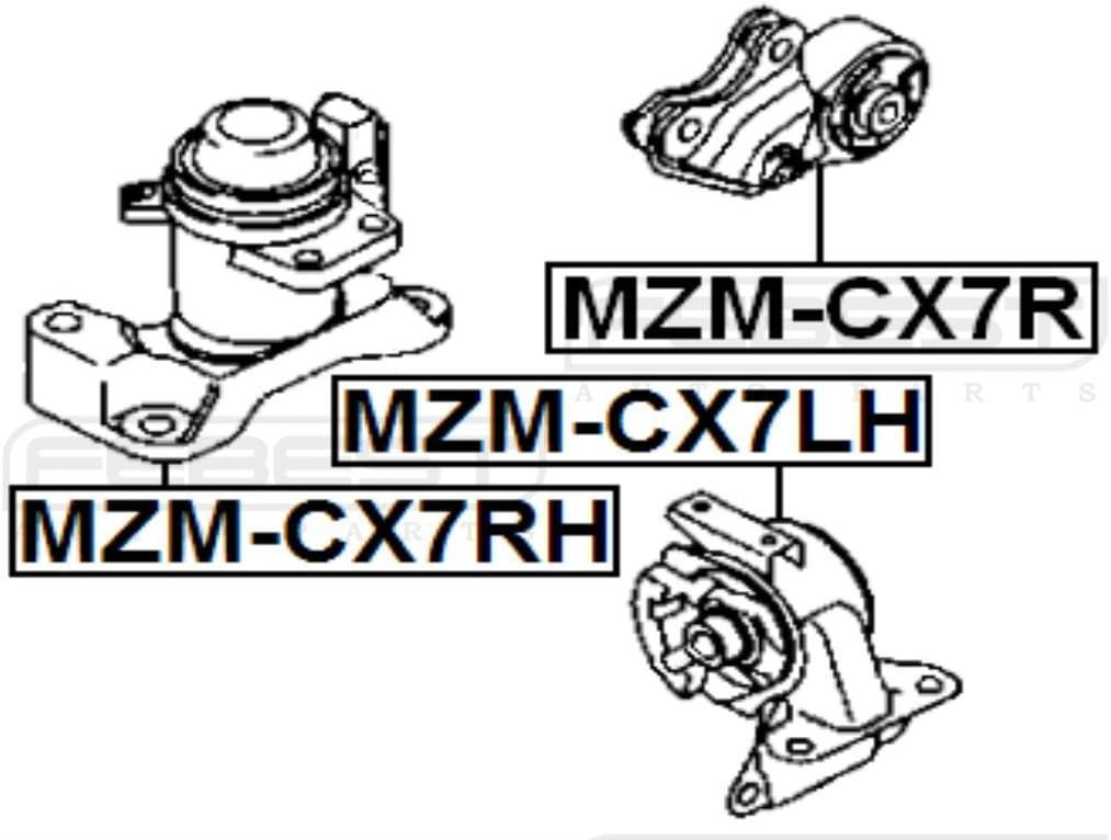 EG2139060R - 1 Year Warranty - FEBEST # MZM-CX7RH Pack of 2