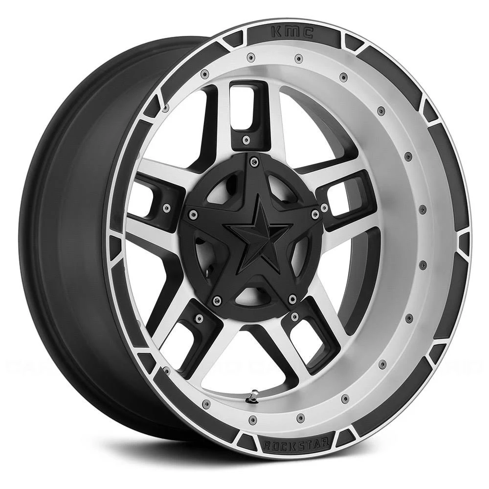 XD Series XD827 Rockstar 3 20x10 5x127/5x135 -24mm Black/Machined Wheel Rim