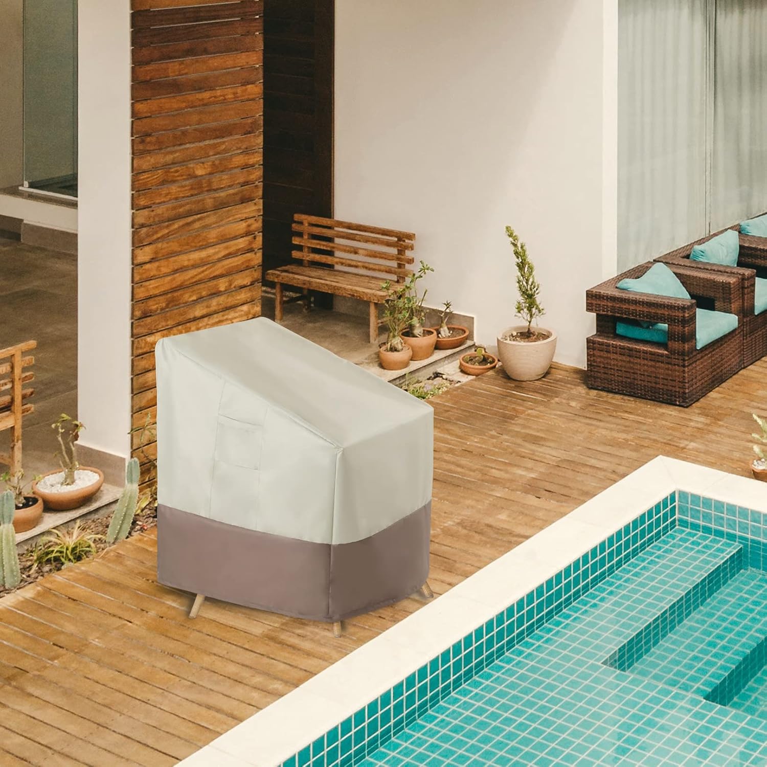 Patio Chair Covers outdoor Furniture Waterproof Oxford Covers for Lounge Deep Seat,30