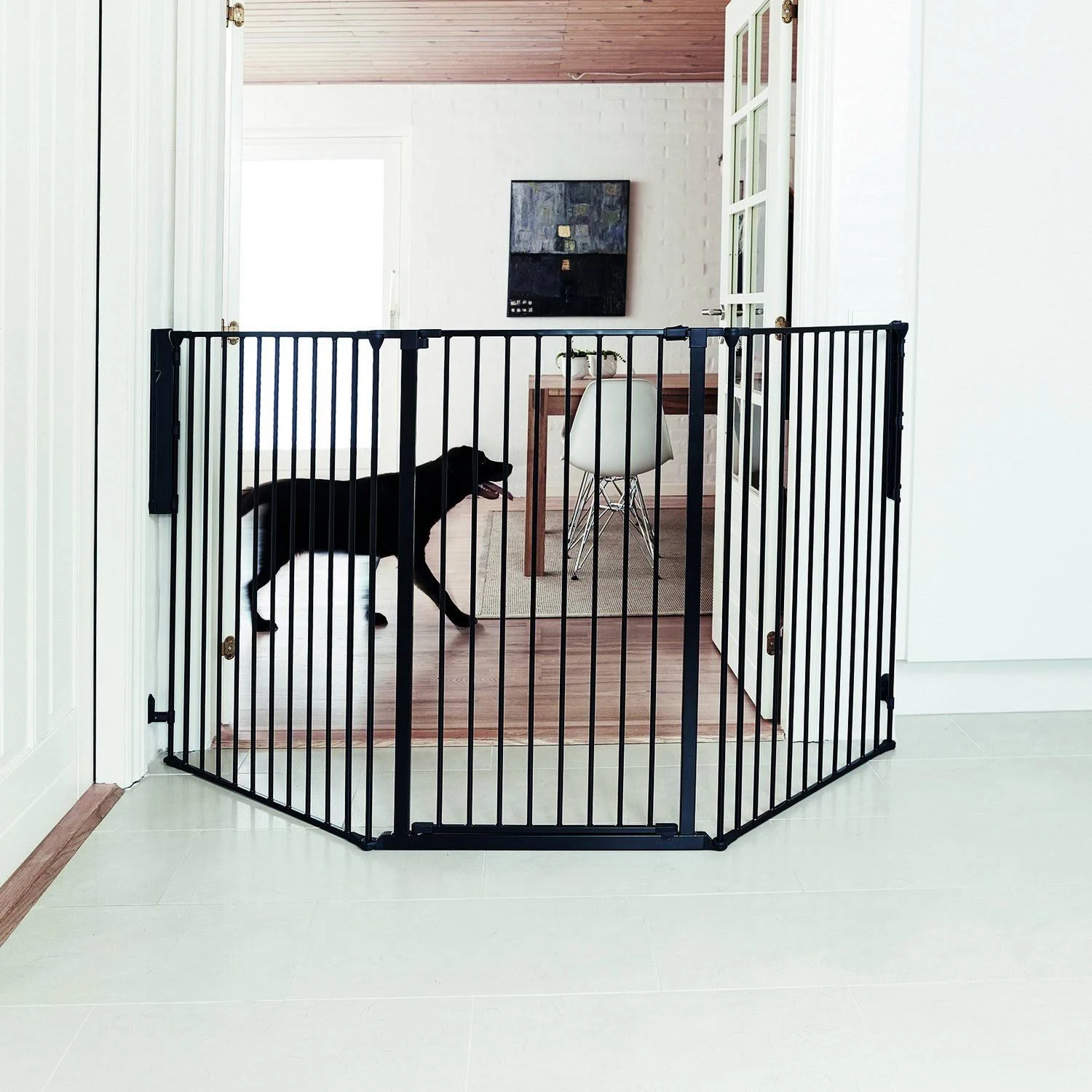 BabyDan Flex Large (35.4 inch-87.8 inch) Extra Tall (41 inch) Safety Gate - Black