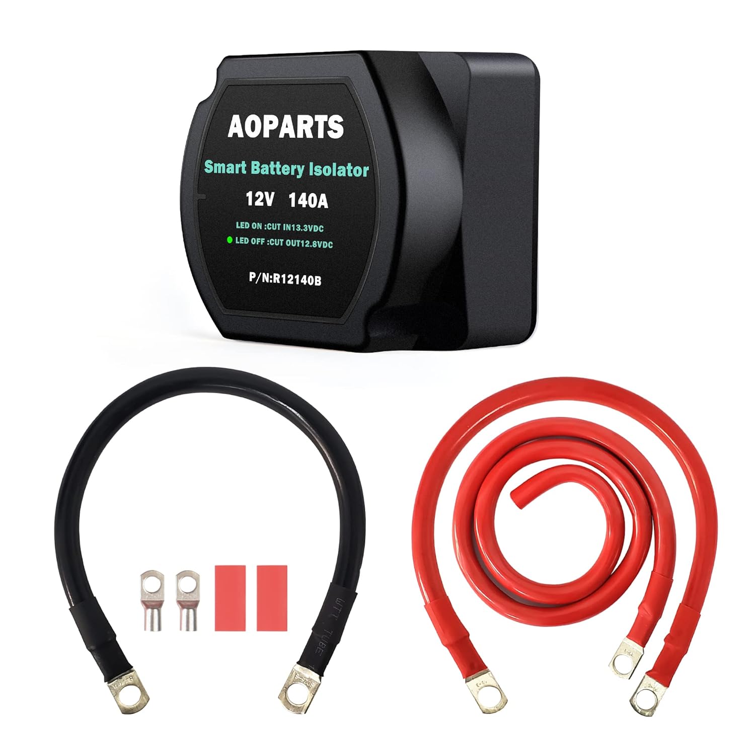 12V 140Amp Smart Waterproof Dual Battery Isolator Fits ATV UTV 4WD RZR RV Car Watercraft Marine Boat Truck Caravan Camping 5 Year Warranty (ATVR12140B) Pack of 2