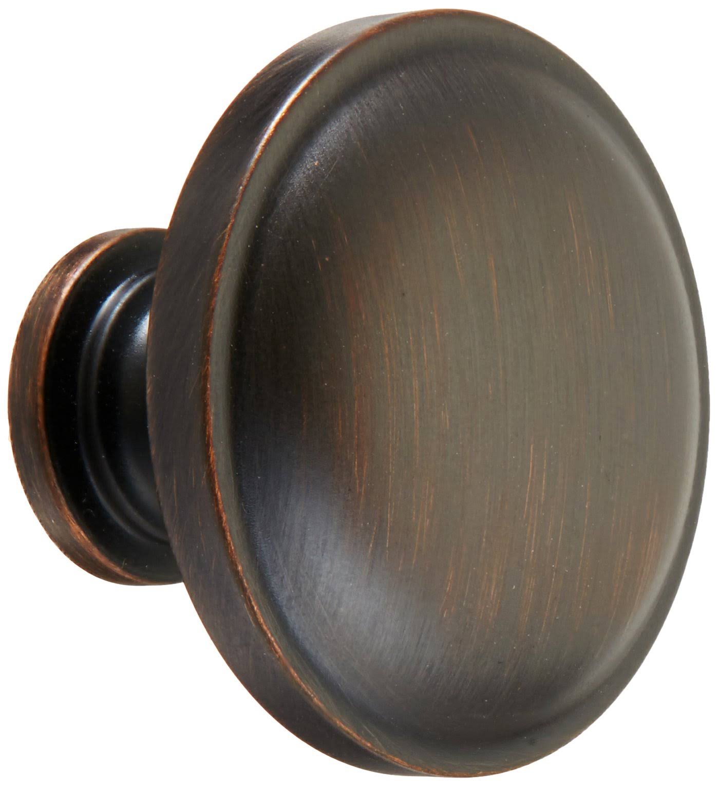 Amerock BP53015-25PACK Allison Value Hardware 1-1/4 inch Diameter Mushroom Cabin Oil Rubbed Bronze