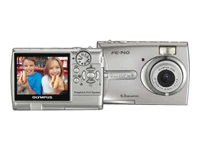 Olympus FE-140 - Digital camera - compact - 6.0 MP - 3x optical zoom