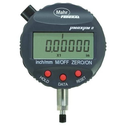 Mahr, 2034201, uMaxum II Advanced Black Flat Digital Comparator