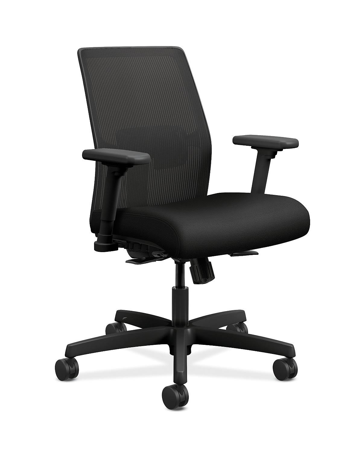 HON Ignition 2.0 Ilira-Stretch Low-Back Mesh Task Chair, Black