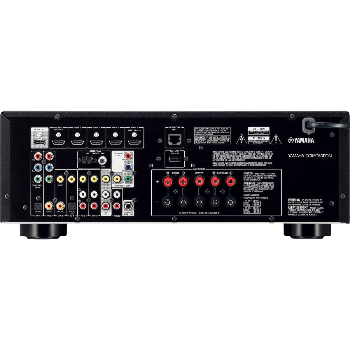 Yamaha HTR-4066 Black AV Receiver